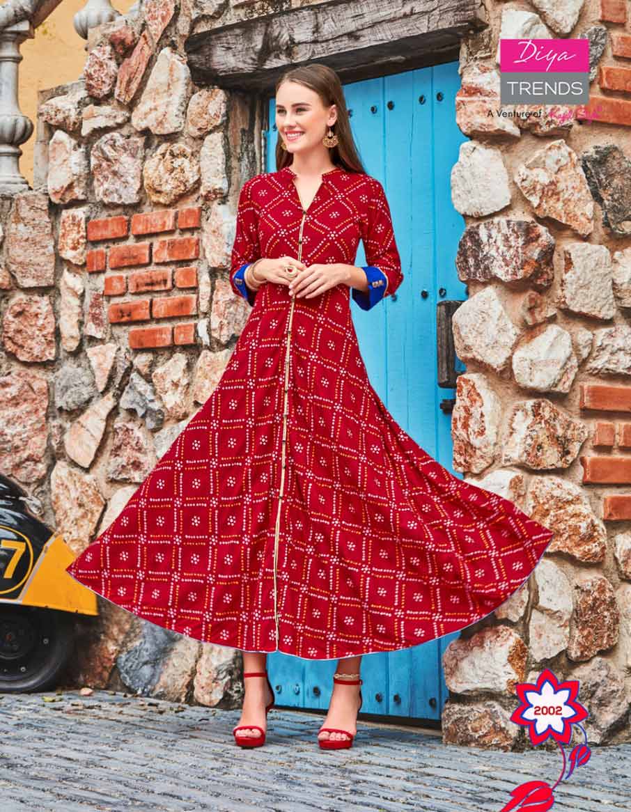 Galleria's Vol-2 Diya Trends Long Embroidery Kurti Galleria's Vol-2 Diya Trends Long Embroidery Kurti